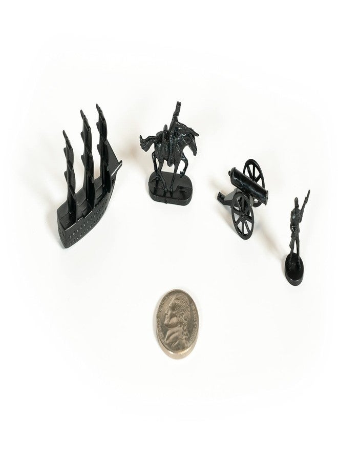 Morrison Games Napoleonic & Civil War Military Miniatures (Black): Plastic Toy Soldiers Set: Infantry, Cavalry, Artillery, Ships - Image 4